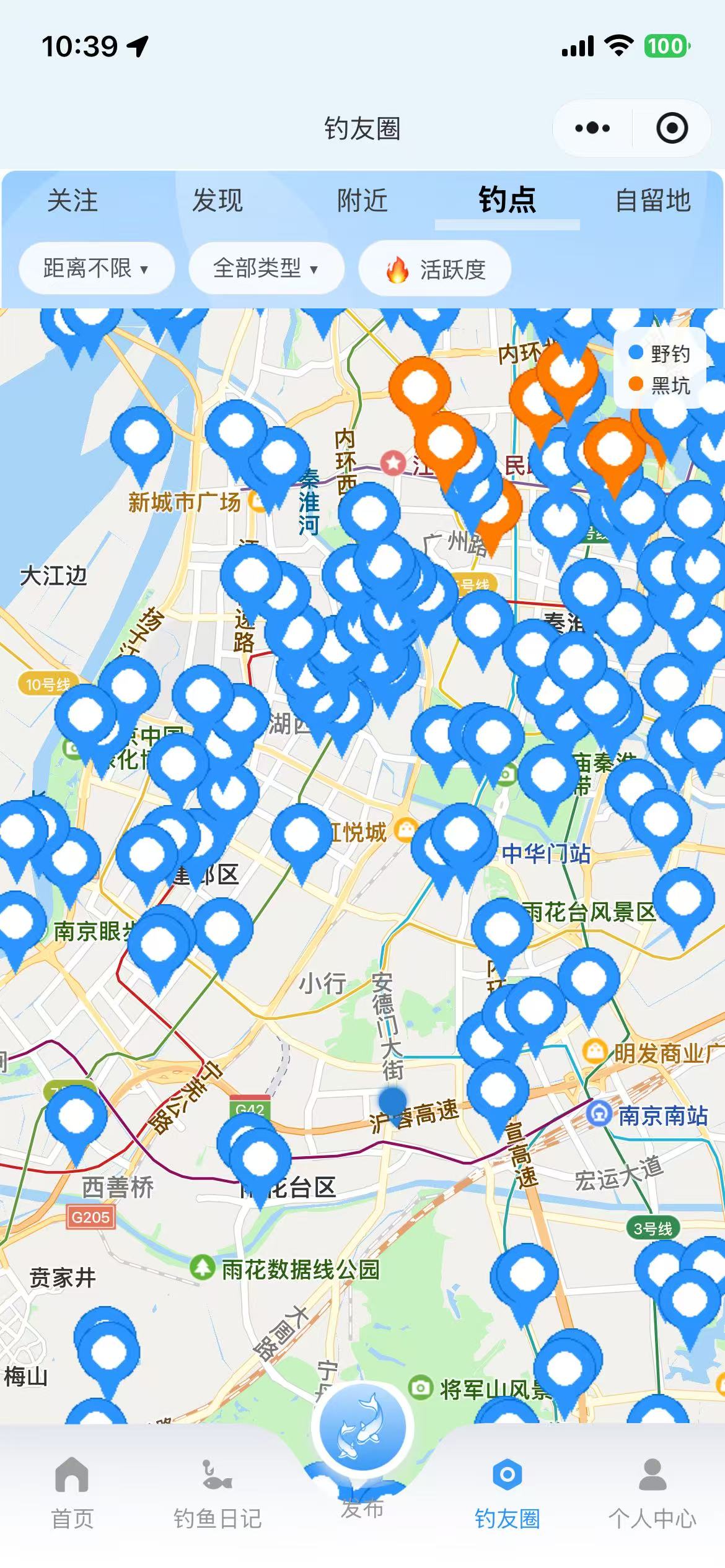 渔人宝典 - 钓点地图